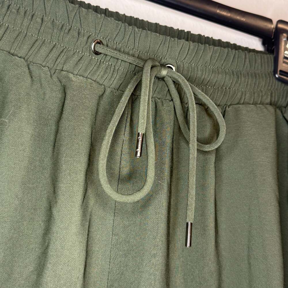 Torrid Olive Green Elastic Waist Drawstring Jogger Pants